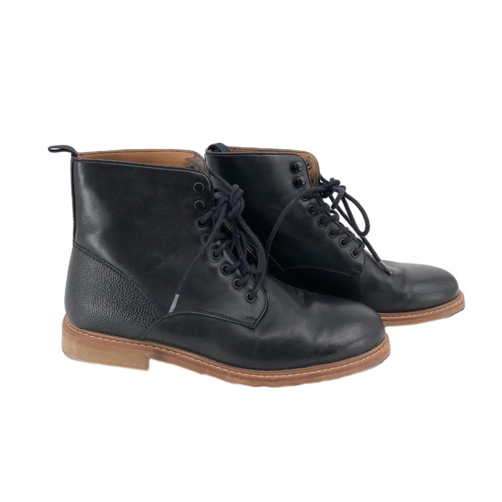 GAP Black/Brown Leather Ankle Boots | Casual & Business Ready